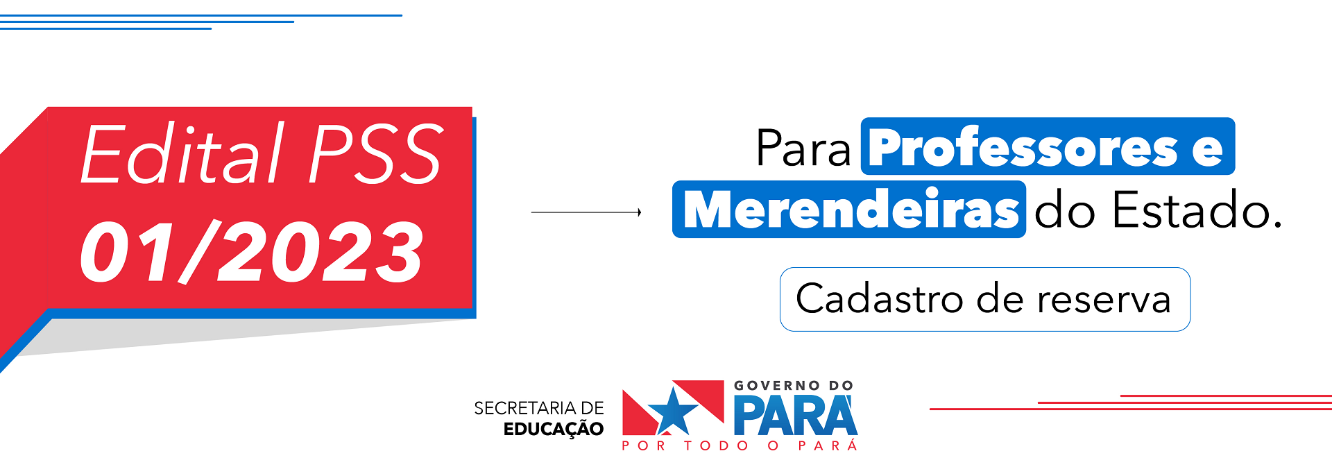 notícia: Veja convocações do PSS 01/2023 para professores e merendeiras